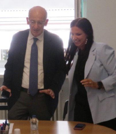Francesco Paolo Sisto, viceministro per la giustizia, ieri in Valle d’Aosta