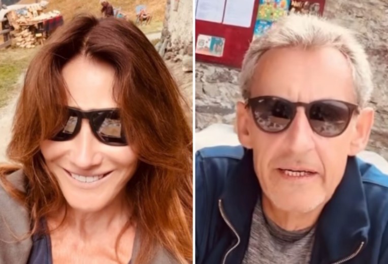 Nikolas Sarkozy e Carla Bruni in vacanza nella Val d’Ayas