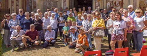 FEDELI IN PREGHIERA AL SANTUARIO DI NOTRE-DAME DE GRACE A GABY