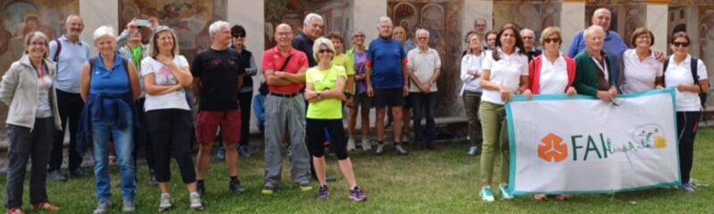 I partecipanti alla giornata organizzata martedì scorso, 29 luglio, dalla Delegazione FAI Valle d’Aosta
