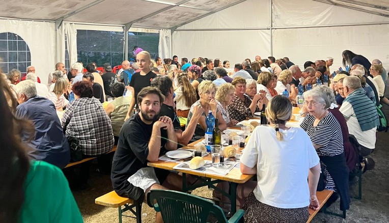 Una riuscita festa sabato scorso dedicata a San Rocco a Lillianes