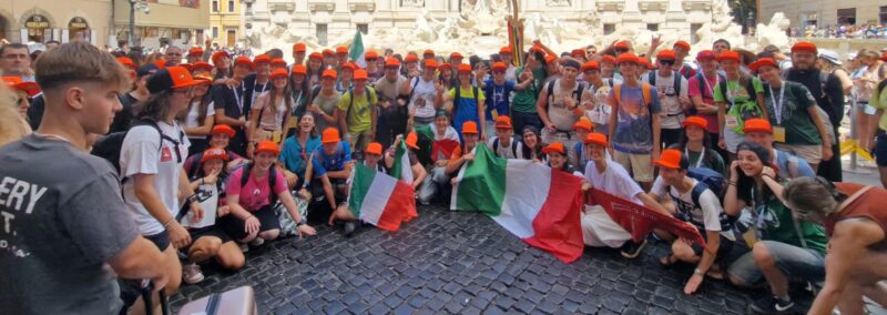 La delegazione valdostana presente in questi giorni a Roma per il Giubileo dei Giovani: appuntamento con Papa Leone XIV a Tor Vergata