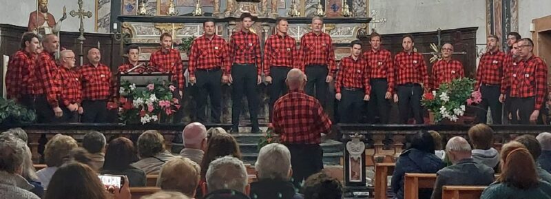 Giovedì la chiesa parrocchiale di Ollomont ha ospitato un concerto del Coro Sant’Orso per celebrare il Patrono Sant’Agostino