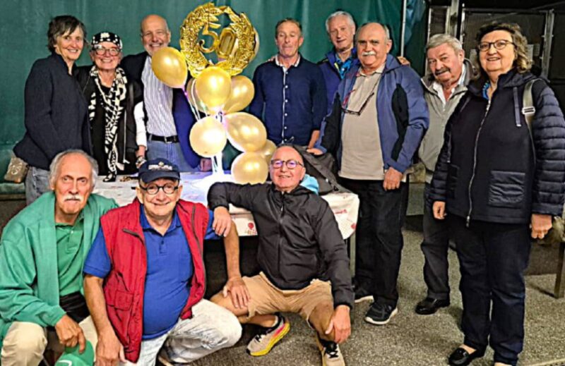 LA CENA DEI GEOMETRI DIPLOMATI AD AOSTA IL 23 LUGLIO 1975