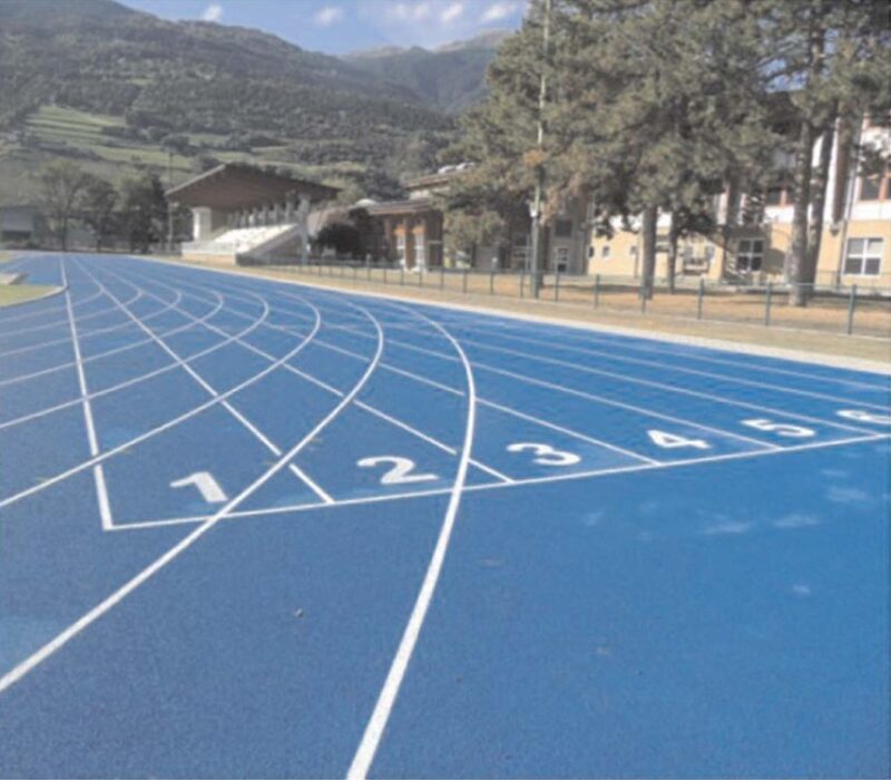 e della rinnovata pista di atletica