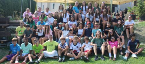 I giovani di Azione Cattolica a Château Verdun di Saint-Oyen