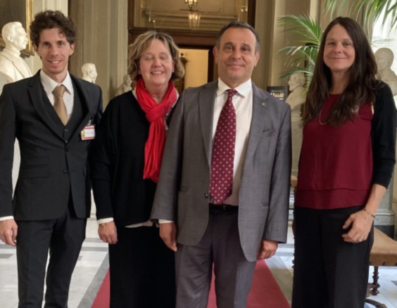 Delegazione valdostana a Roma per i cento anni dei convitti