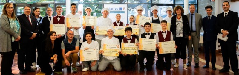 I partecipani alla terza edizione del concorso “Mielando” organizzato venerdì scorso, 17 ottobre, all’Ecole Hôtelière di Châtillon