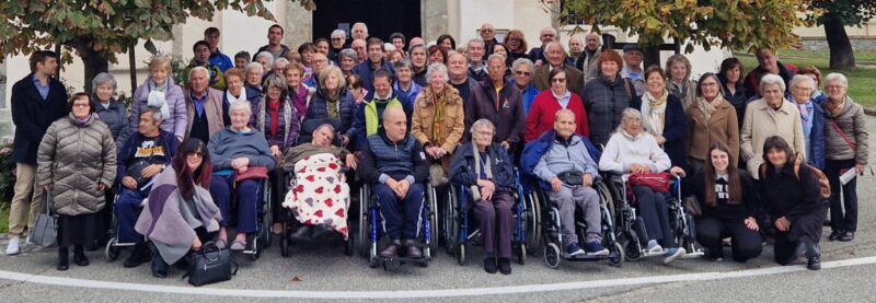 Il Gruppo Oftal di Aosta ha vissuto una giornata di preghiera nella chiesa di San Germano, a Borgofranco d’Ivrea