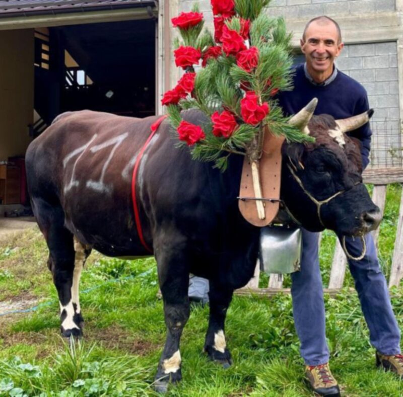 Italo Arlian con Tiky e il bosquet di seconda categoria conquistato un anno fa