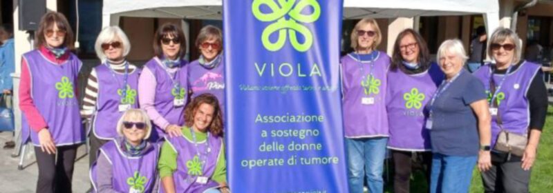 Le volontarie dell’associazione Viola