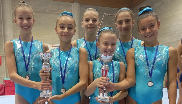 GINNASTICA, LE ALLIEVE DELL’OLIMPIA SECONDE A TORINO