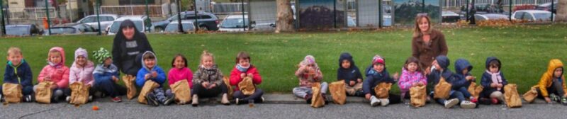 e quelli dell’infanzia alla festa di lunedì scorso, 27 ottobre