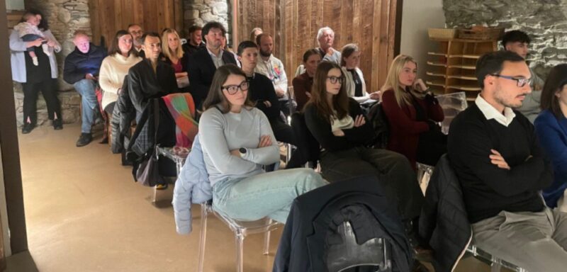 La platea della conferenza organizzata dal Gruppo Giovani Albergatori