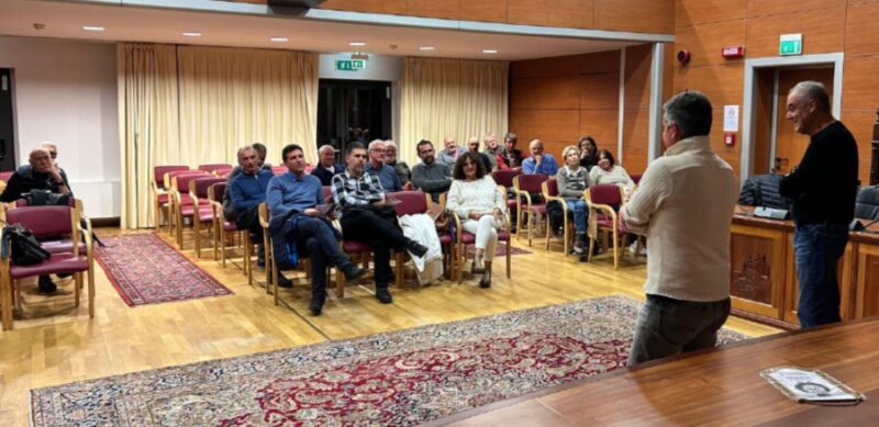 La riunione in Municipio per dare il via alla costituzione della CER