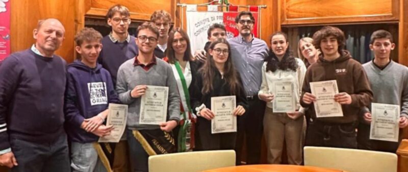 Pré-Saint-Didier, consegnate le maturità civiche ai coscritti del 2007