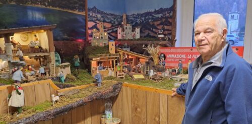 Il “presepe nel presepe”: la Natività al centro della mostra di Serafino Servodidio a Pontey