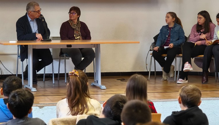 Il sindaco Raffarele Rocco incontra gli alunni della scuola primaria Pezzoli