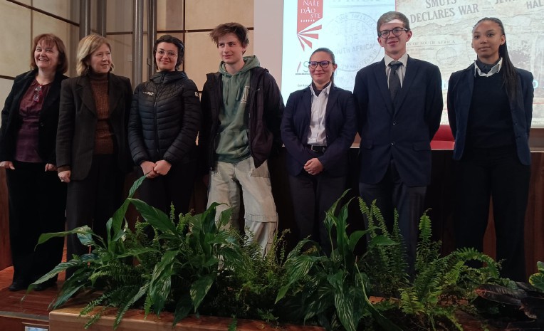 Lo studente valdostano Edoardo De Luca alla Giornata della memoria a Roma