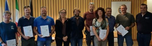Sono stati consegnati martedì 21 aprile gli attestati ai partecipanti al corso per “Manutentore del verde”