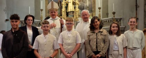 CRESIMA PER SEI RAGAZZI SABATO NELLA CHIESA DI BOSSES