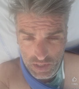 Paolo Mei in Ospedale