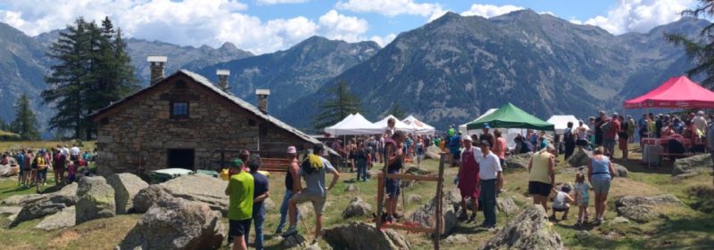 Un momento della festa in occasione del primo appuntamento dell’edizione 2026 di Alpages ouverts