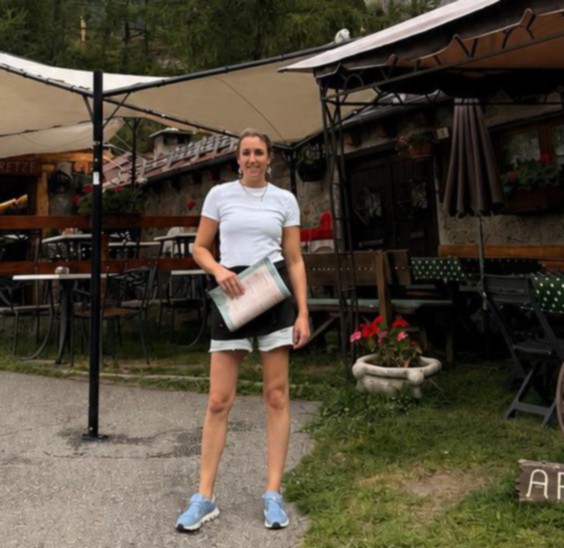 Christel Berthod contitolare del ristorante La Retze, a circa un chilometro da Planpincieux,