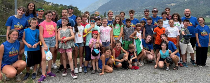 Estate Ragazzi a Diémoz di Verrayes, «in regia» don Alessandro Valerioti