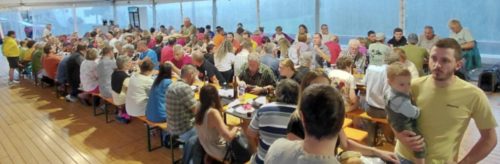 In centocinquanta alla cena di solidarietà per la famiglia di Davide Ronc