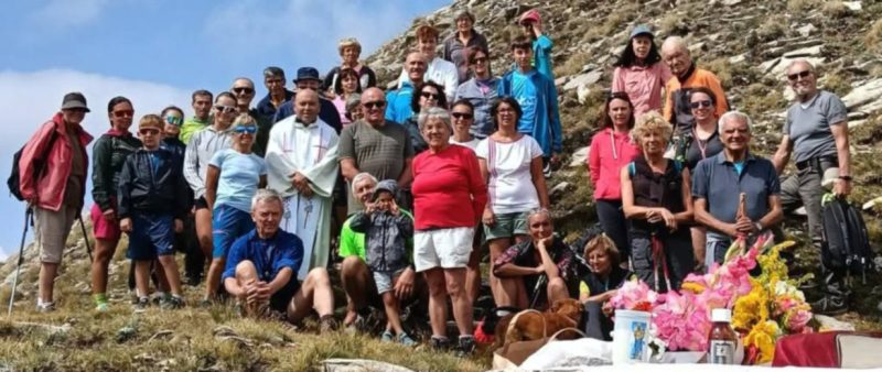 Saint-Pierre, Messa alla Punta Oilletta lunedì scorso