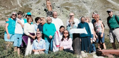 Courmayeur, giovedì scorso 3 settembre Messa in quota davanti a Notre Dame du Mont Fréty