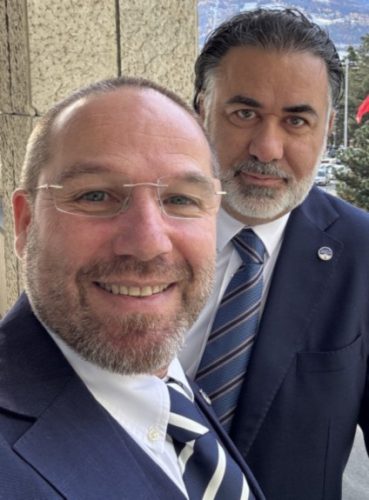 Da sinistra Massimiliano Tuccari e Aldo Domanico