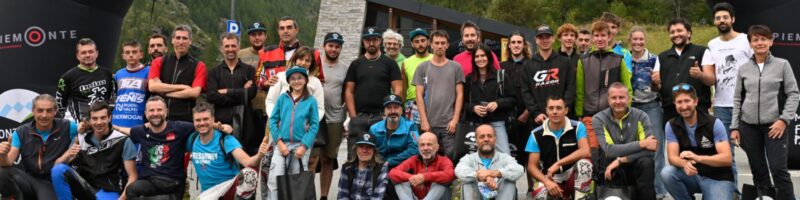 Il gruppo degli appassionati volontari a Gressoney-La-Trinité nello scorso fine settimana