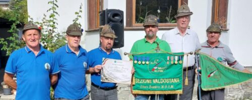 A Villa Brezzi la festa della Sezione Valdostana dell’Ana
