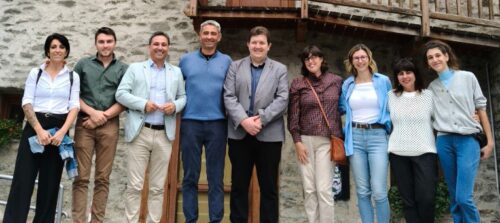 L’assessore regionale all’Istruzione e Cultura Erik Lavevaz ha visitato la Maison des ancien remèdes di Jovençan