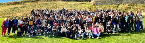 La carica dei 220 a Vetan alla festa dei coscritti del 1976 di tutta la Valle d’Aosta