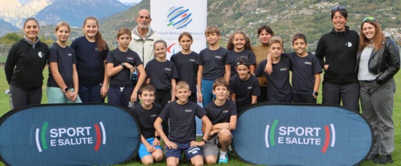 La classe prima C della Grand Combin, vincitrice ieri venerdì 9,