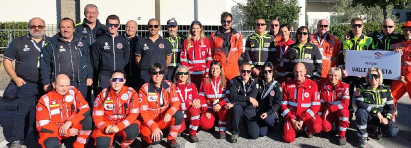 La colonna mobile della Protezione Civile della Valle d’Aosta ha partecipato al Raduno interregionale a Gemona del Friuli che si è svolto da giovedì 1° ottobre a domenica 4