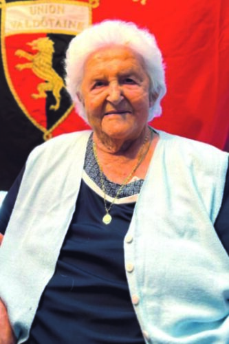 Addio alla centenaria Maria Amalia Thiébat. Era la decana degli autonomisti valdostani